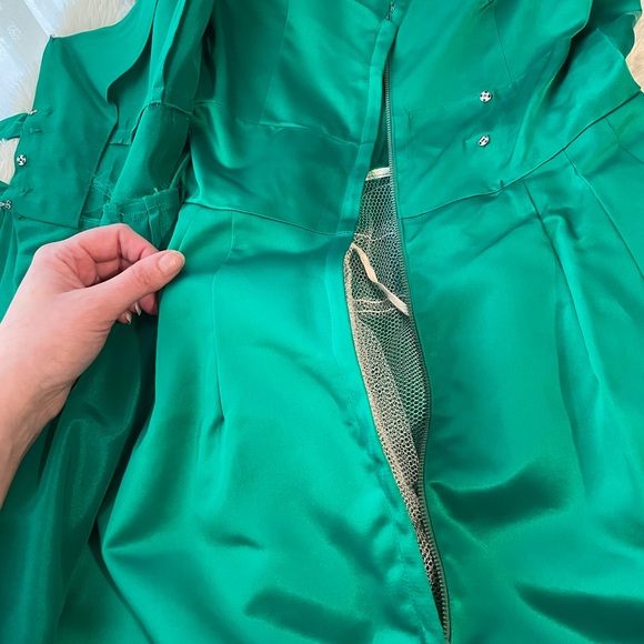 1959 NWT! Satin Cocktail Dress - Picture 8 of 14